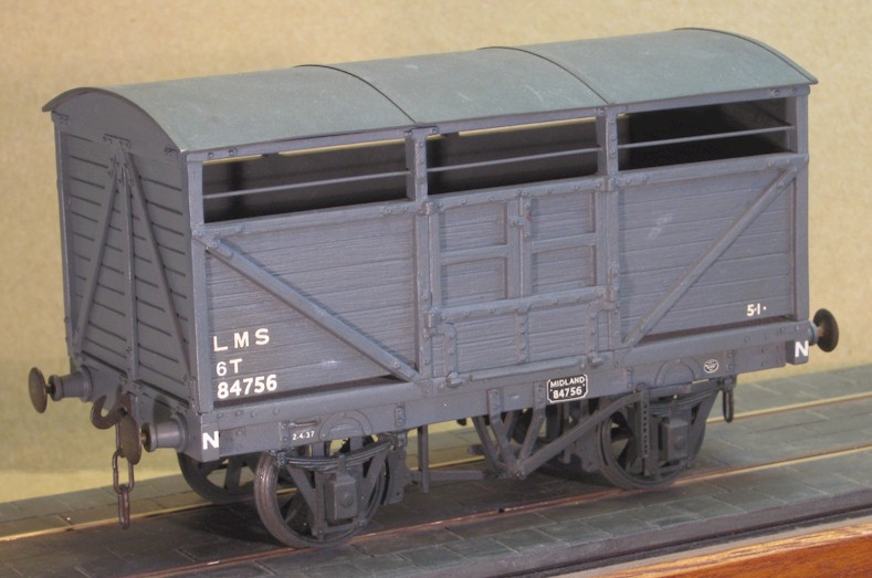 Ex Midland Railway cattle wagon - 7mm scale (0 gauge)
