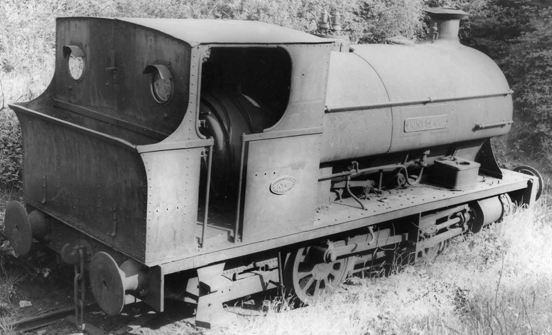Pecket E Class Pontypool (Works No. 1010 of December1903) at NCB Bargoed 25 August 1955