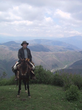 Riding in the Andes