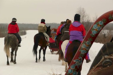 Riders on the Russian Snow Adventure - Unicorn Trails