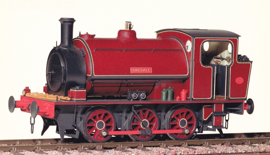 7mm scale model (O Gauge) of Airedale, first of the 15" Hunslet class, by David L O Smith