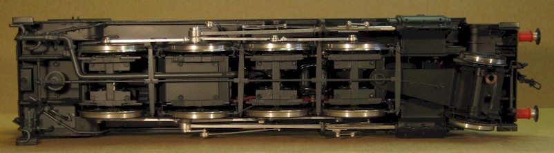 Underside of LMS 8F - 7mm scale (0 gauge)